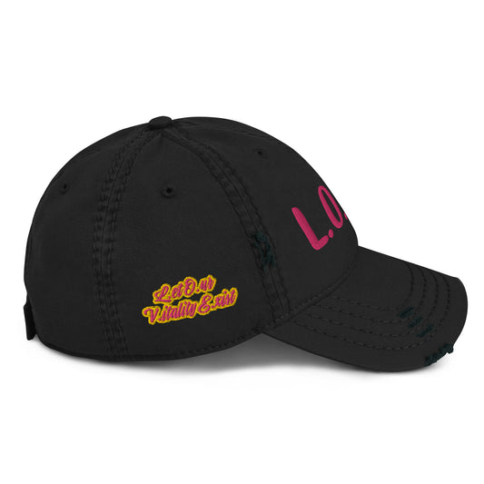 L.O.V.E. Distressed Dad Hat