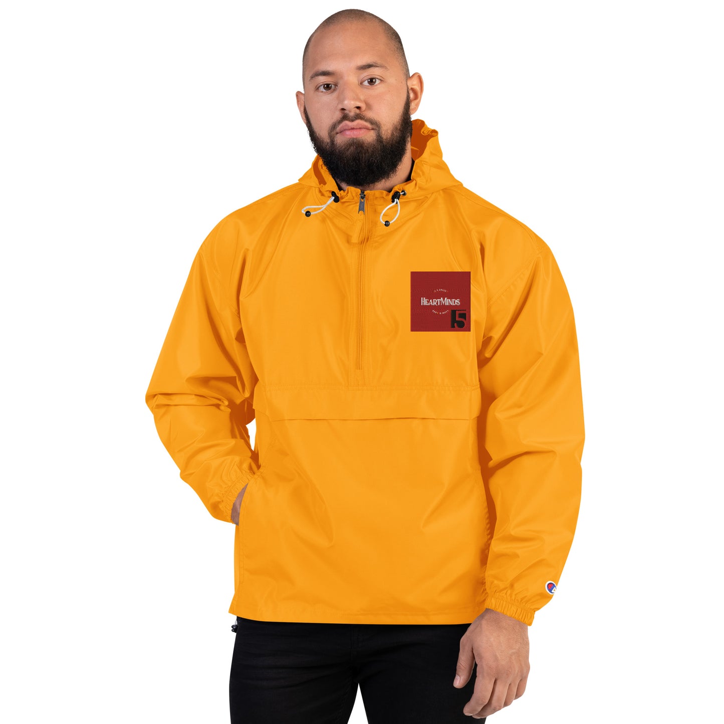 HeartMinds Embroidered Champion Packable Jacket