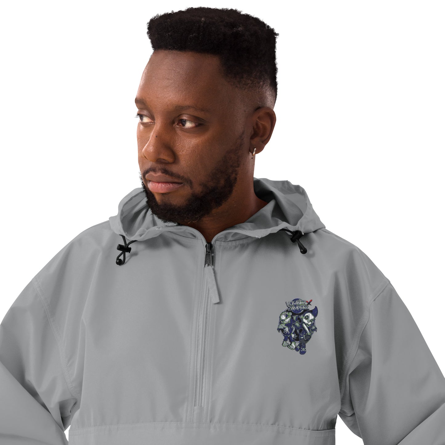 Embroidered Vombiez x Zampirez x Champion Packable Jacket