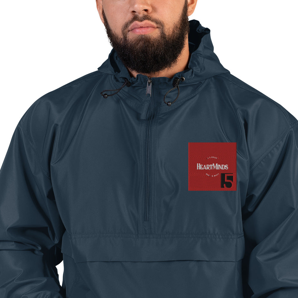 HeartMinds Embroidered Champion Packable Jacket