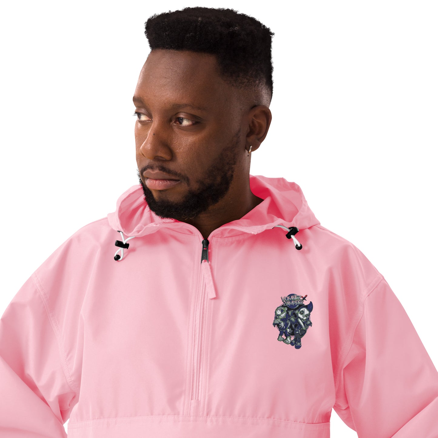 Embroidered Vombiez x Zampirez x Champion Packable Jacket