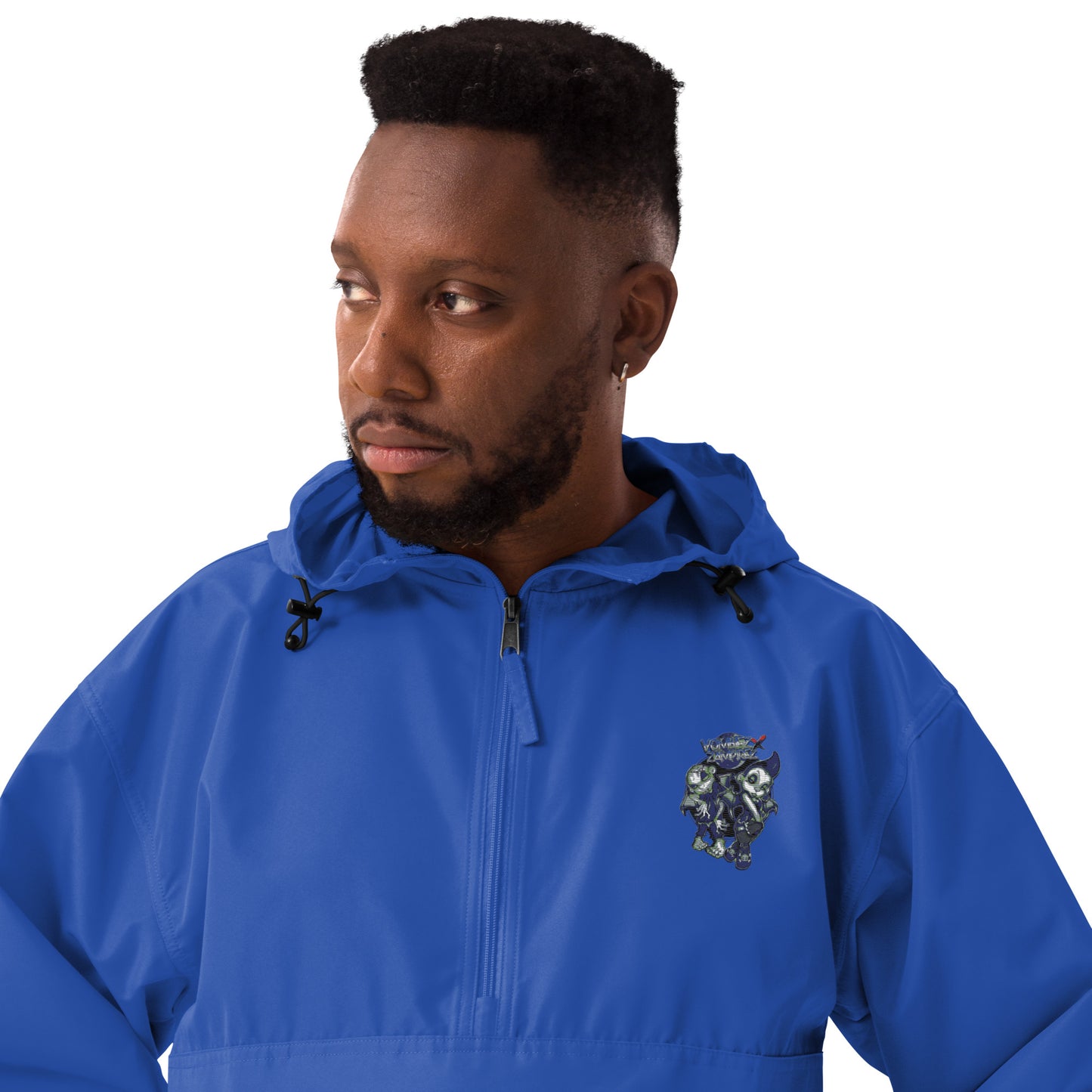 Embroidered Vombiez x Zampirez x Champion Packable Jacket