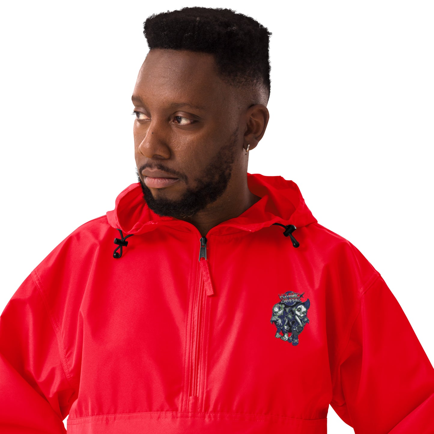 Embroidered Vombiez x Zampirez x Champion Packable Jacket