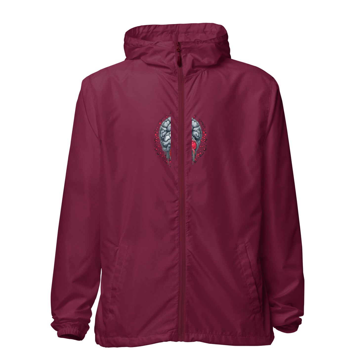 HeartMinds Lightweight Zip Up Windbreaker