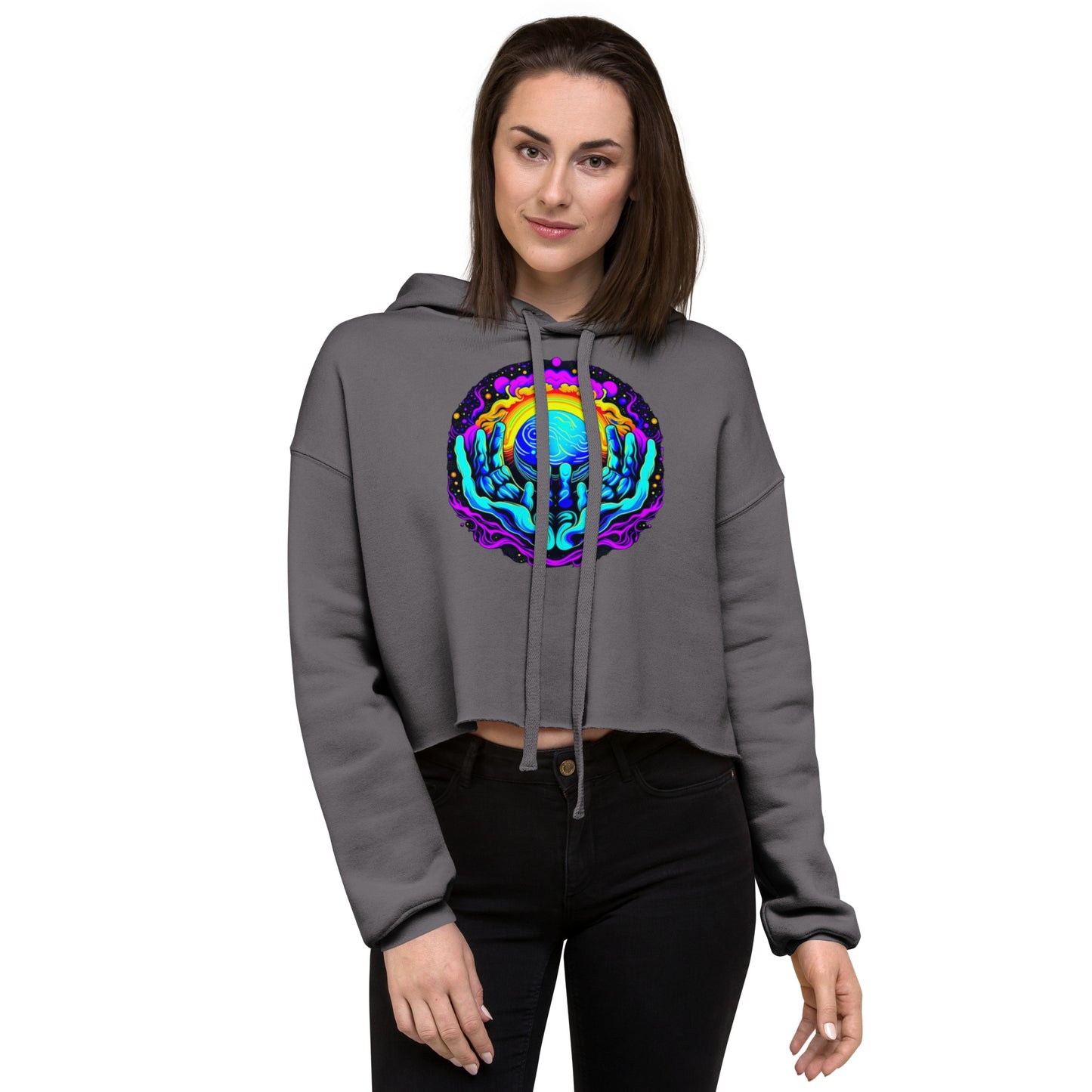 L.O.V.E. Crop Hoodie