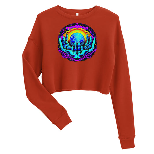 L.O.V.E. Crop Sweatshirt